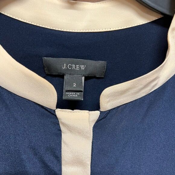 J. Crew size 2 navy dress - Picture 3 of 4